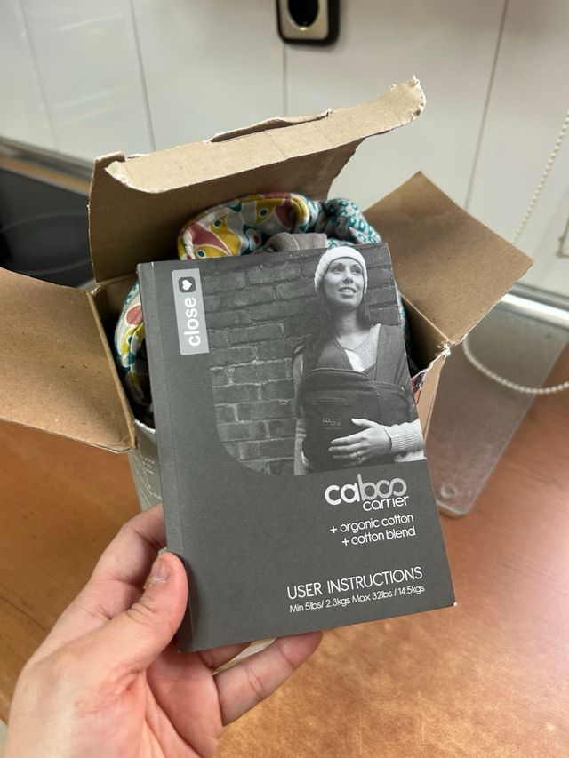 Porta bebé Close Caboo cotton blend