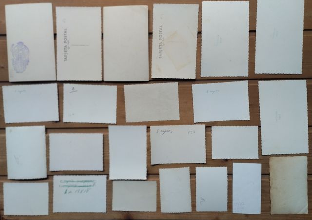 *Lote de fotografías antiguas de hombres, 40-70