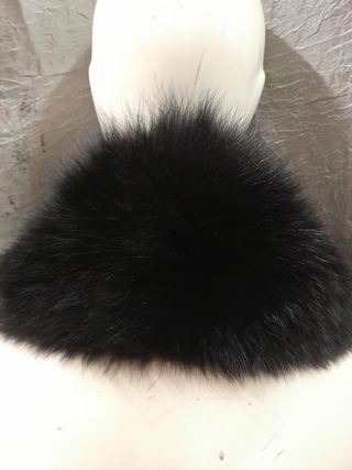 Collo stola scialle vera pelle.  V  olpe