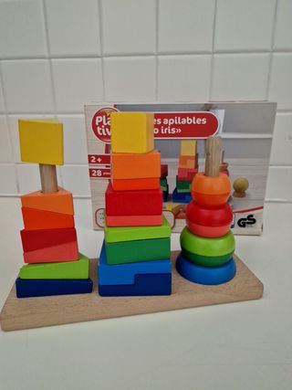 Torres apilables "arco iris"