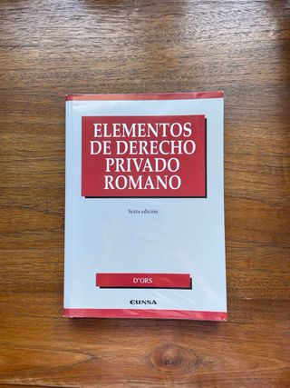 Elementos de Derecho Privado Romano