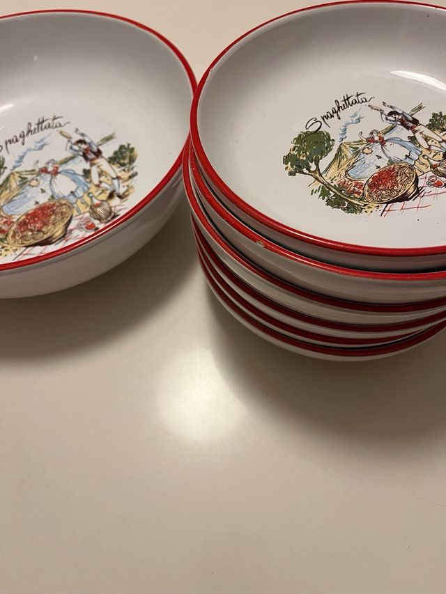 Servizio per spaghettata