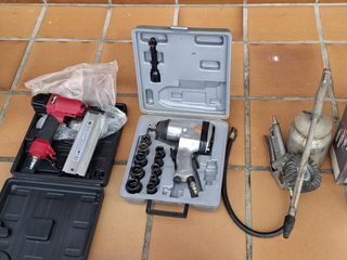 Compresor 50 litros con accesorios