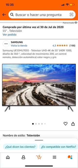 Television samsung 55 pulgadas