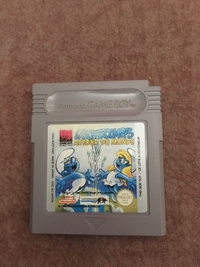 LOS PITUFOS JUEGO GAME BOY Y COLOR