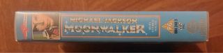 Michael Jackson Moonwalker VHS