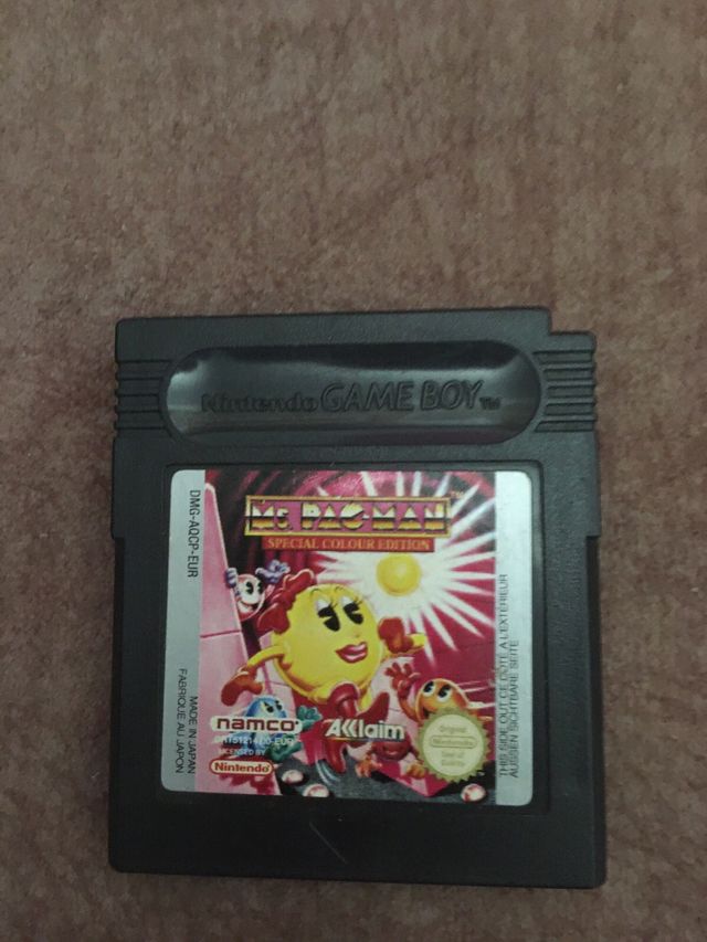 Ms PACMAN JUEGO GAME BOY Y COLOR