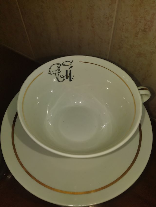 Juego 6 tazas cafe tu y yo