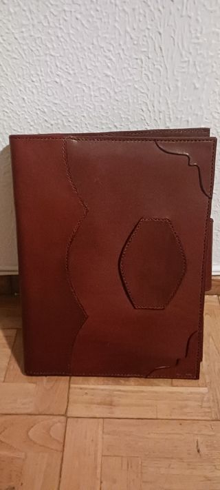 Carpeta de cuero