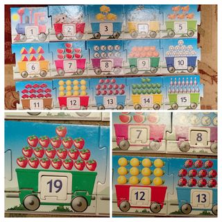 Puzzle infantil números 1 al 20
