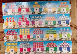 Puzzle infantil números 1 al 20