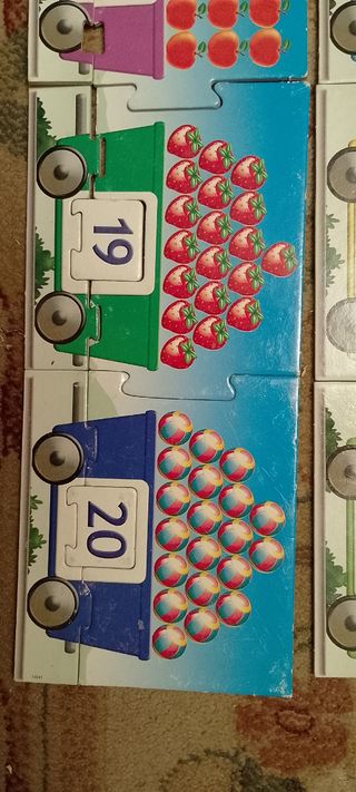 Puzzle infantil números 1 al 20