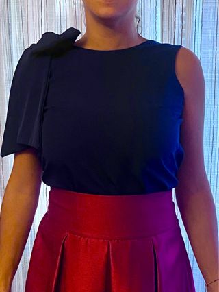 Top fiesta azul noche