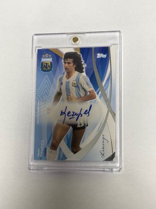 Mario Kempes Topps Lineage Auto