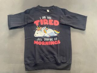 Sudadera niña unicornio