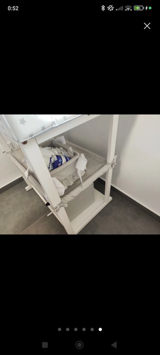 Mueble cambiador bebé