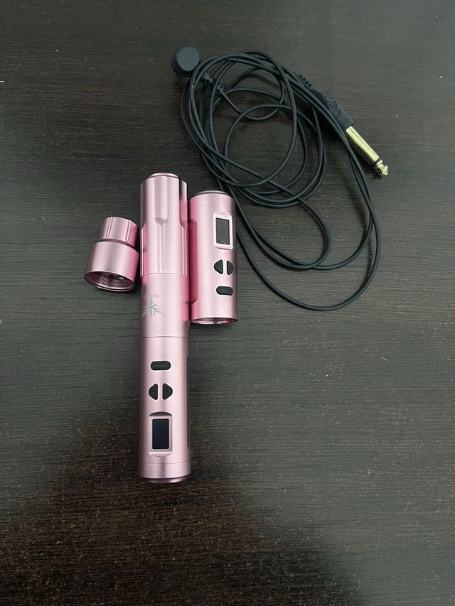 Maquina de tatuar maquillaje  rosa