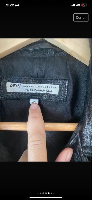 Gabardina de piel