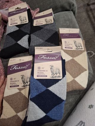 Calcetines lana termicos mas m9d3l9s