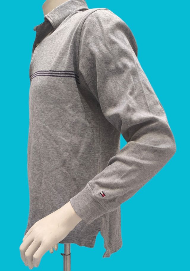 Polo Tommy Hilfiger gris S