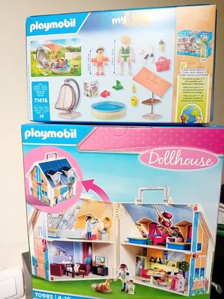Playmobil casa completa y piscina nuevos