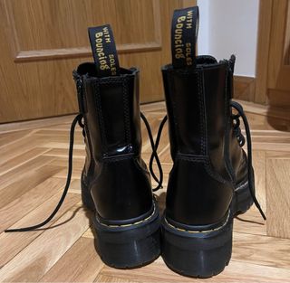 Dr Martens Piel plataforma cremallera T39