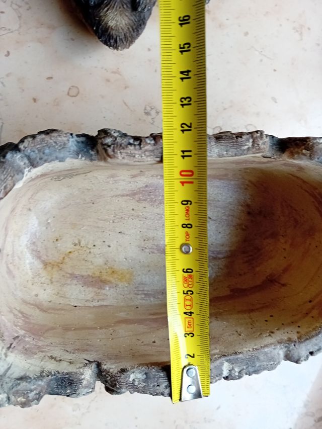 Vaso corteccia in cemento