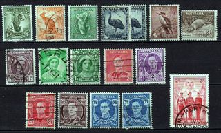 FRANCOBOLLI AUSTRALIA 1942 KING GEORGE VI