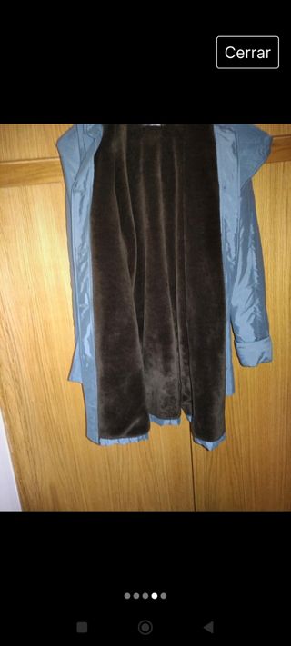 Abrigo de invierno para mujer, talla 38