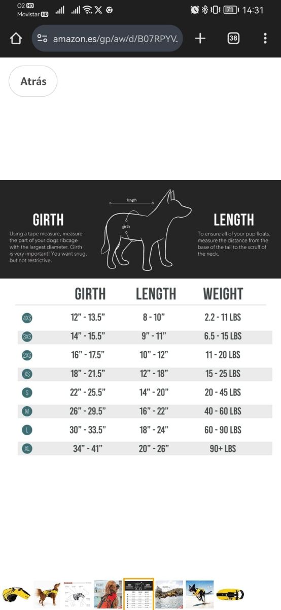 Giubbotto di salvataggio per cani Easy