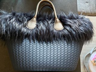 Borsa obag con ecopelliccia
