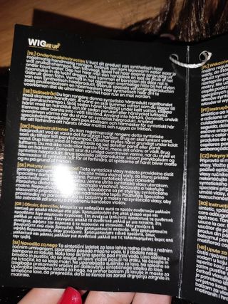 Peluca pelo corto con flequillo nueva. Tono 6