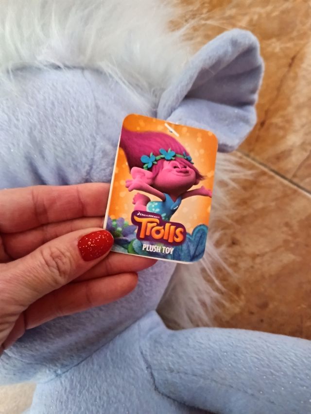 Trol con etiqueta peluche muñeco grande gigante
