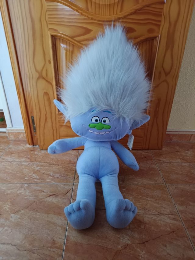 Trol con etiqueta peluche muñeco grande gigante