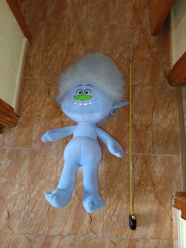Trol con etiqueta peluche muñeco grande gigante