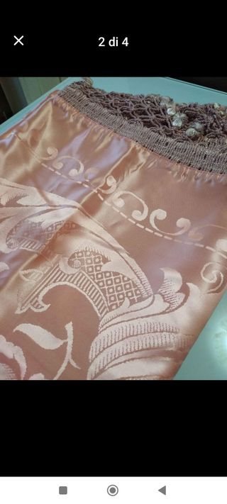 Copriletto in raso antico