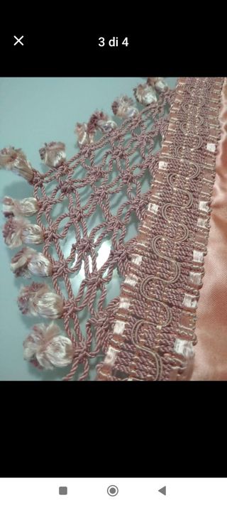 Copriletto in raso antico