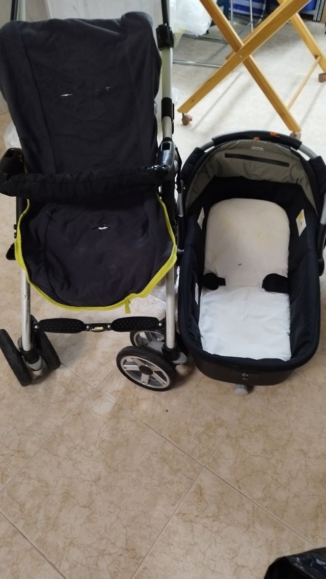 Carrito bebé 3 piezas