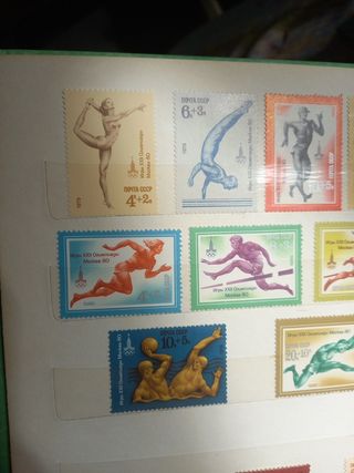 FRANCOBOLLI olimpiadi (RUSSIA 1980)