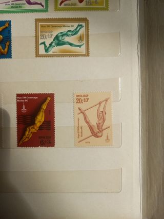 FRANCOBOLLI olimpiadi (RUSSIA 1980)