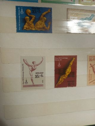 FRANCOBOLLI olimpiadi (RUSSIA 1980)