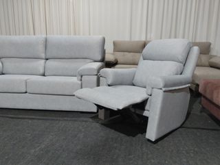 Conjunto sofá y butaca relax nuevo !