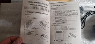 Centro USB multifunción, Reloj, Radio FM