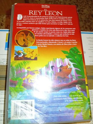 Películas Disney VHS