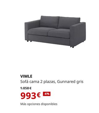 SOFÁ CAMA EN PERFECTO ESTADO MODELO VIMLE IKEA