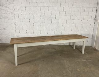 Gran mesa de madera rustica
