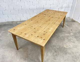 Mesa madera maciza rustica