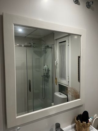 Muebles baño + estanteria y espejo