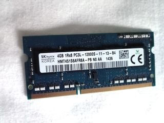 Memoria RAM DDR3 Hynix 4GB 1RX8 PC3L 12800S SODIMM
