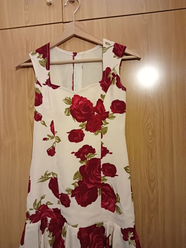 Vestido flamenco flores